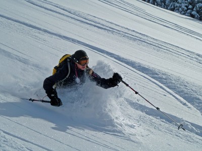 Superbe neige poudreuse ! Superbe neige poudreuse !