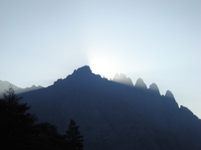 un matin, sur le GR20... un matin, sur le GR20...
