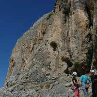 Mur de gauche (et vue sur Ocean Dream derrière)
