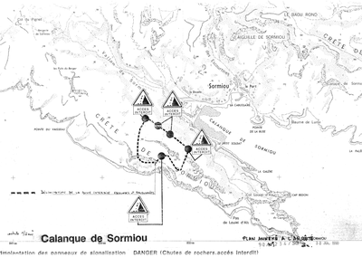 Schéma Arreté municipal 1990 - Sormiou Schéma Arreté municipal 1990 - Sormiou