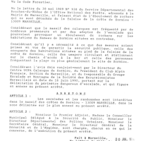 Arreté municipal 1990 - Sormiou