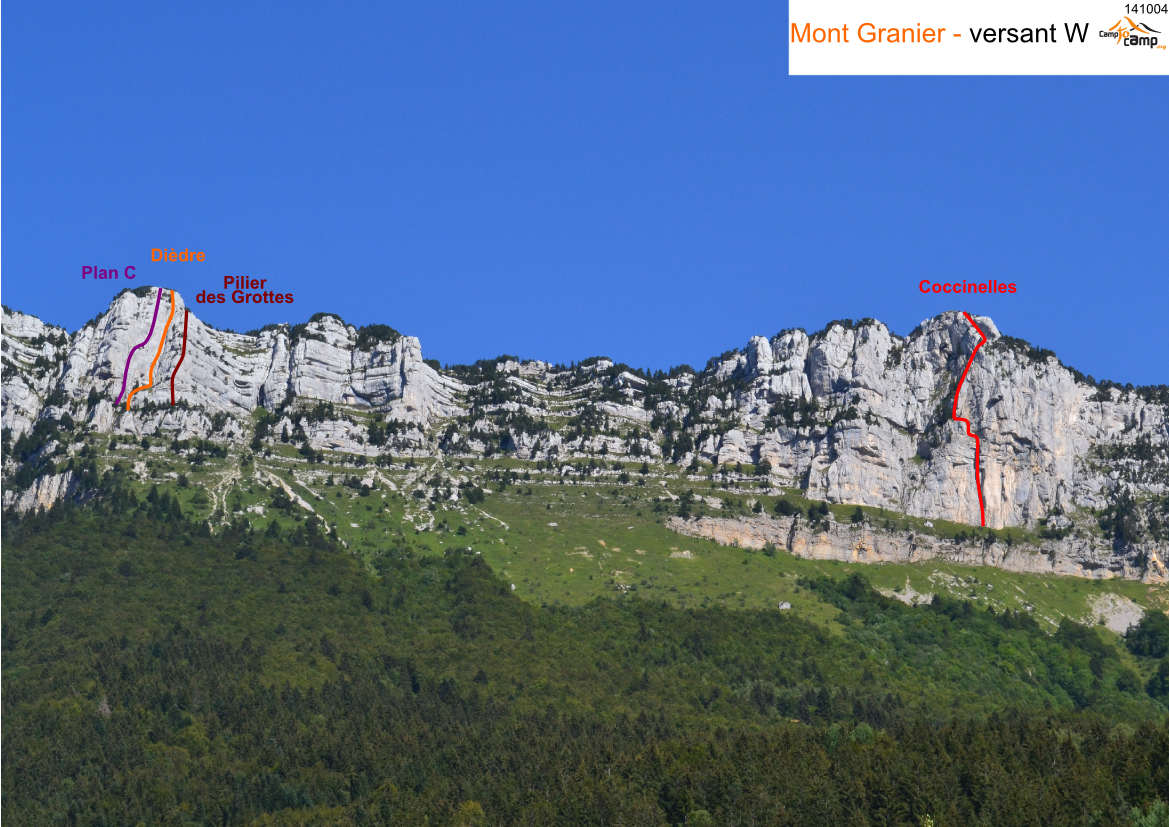 Mont Granier Voie des Coccinelles Camptocamp