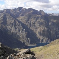 Estats et Montcalm depuis le pic de l'Etang Fourcat