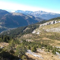 en descendant