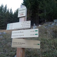 direction Combe de Borderan