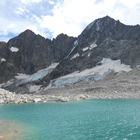 Lac de la Mariande, Bec du Canard et Aiguille des Arias