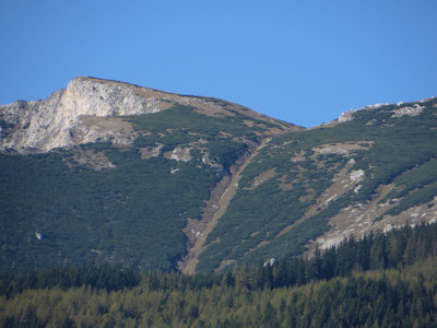 Predigtstuhl and Langermann-Rinne: not enough snow Predigtstuhl and Langermann-Rinne: not enough snow
