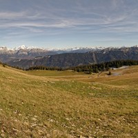 Vision panoramique sur les Bornes et le Mont-Blanc