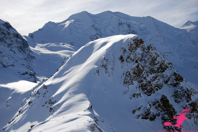 Piz Trovat 3146m e piz palù 3901m dal Sass Queder 3066m