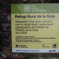 Panell informatiu del refugi