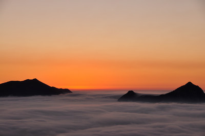 Un lever de soleil sur l'Aubisque