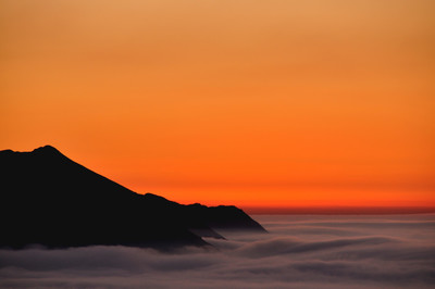 Un lever de soleil sur l'Aubisque