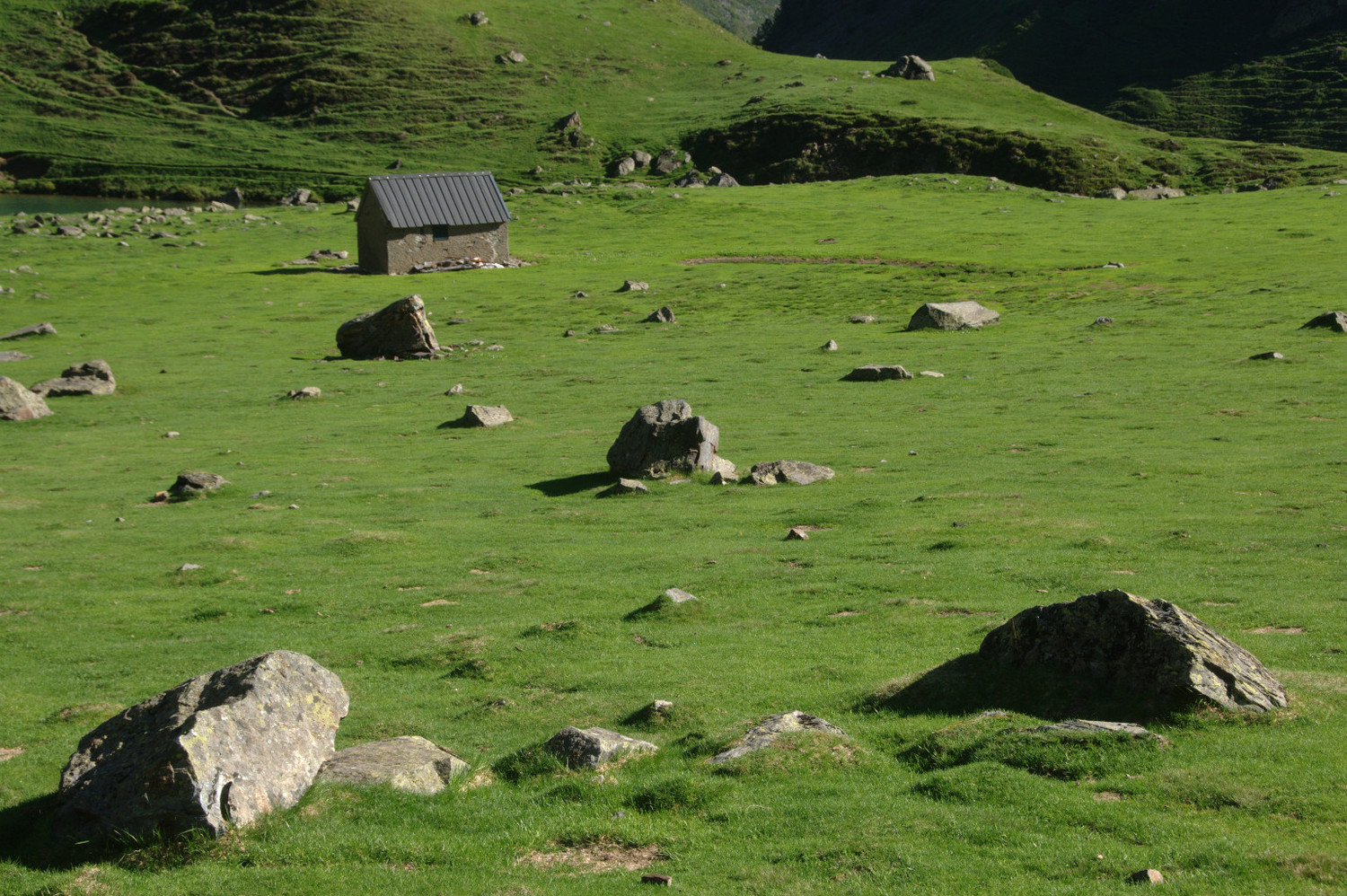 La cabane au bord du lac d'Ourec