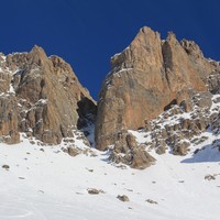 Vue générale du secteur après la descente