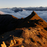 Pic de l'Aiguille vu du Pic de Gleize