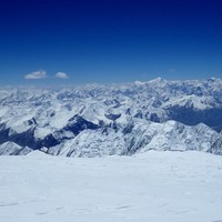 depuis le sommet (7134m)