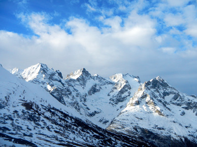Pointe de Nérot; pic Gaspard; Pavé; Meije, Bec de l'homme