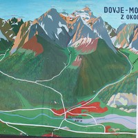 Gauche à droite (E à W) : vallées Krma, Kot et Vrata