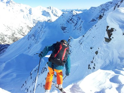 Sirwoltehorn - Couloir NE : Feu pour Jp !