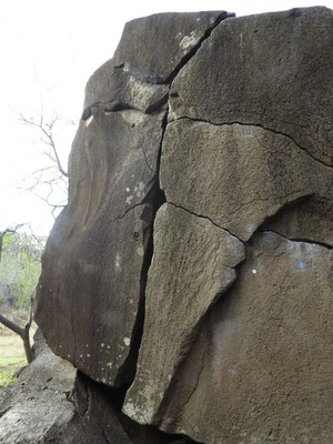 Une splendide fissure sur le parcours bleu Une splendide fissure sur le parcours bleu