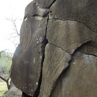 Une splendide fissure sur le parcours bleu