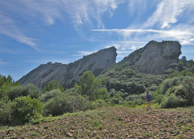 approach to W end of W ridge from N approach to W end of W ridge from N
