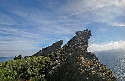 up to first summit (W peak) on W ridge up to first summit (W peak) on W ridge