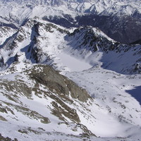 Vue générale depuis le sommet du Mont Colmet