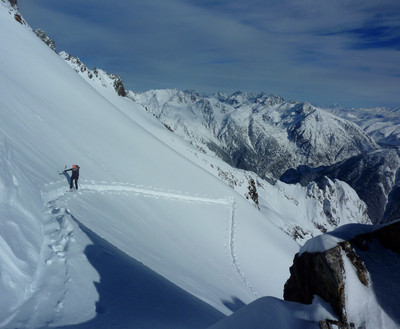 Arrivée au Col de Roche Noire (version recadrée pour âlex :-)