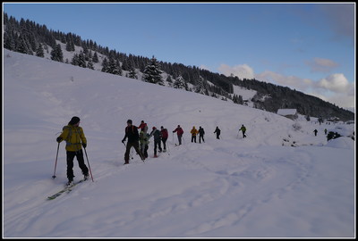 Départ de Morsulaz