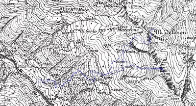 Seleron 2519m e Scima della Sciura 2508m svil. 5,5km gita del 31-01-2015