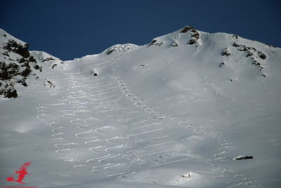 Il versante W della Cima della Sciura 2508m