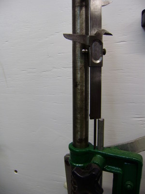 photo 7: butée de perçage (mesure profondeur du trou)