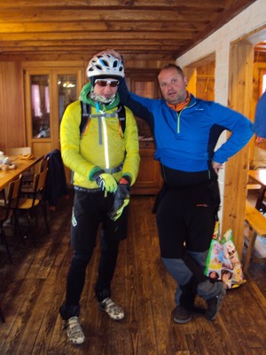 Eric repart à Belfort à VTT