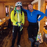 Eric repart à Belfort à VTT