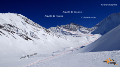 Aiguille de Malatra - Couloir W
