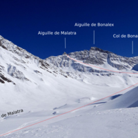 Aiguille de Malatra - Couloir W
