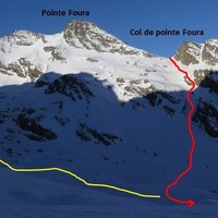Descente et remontée du glacier
