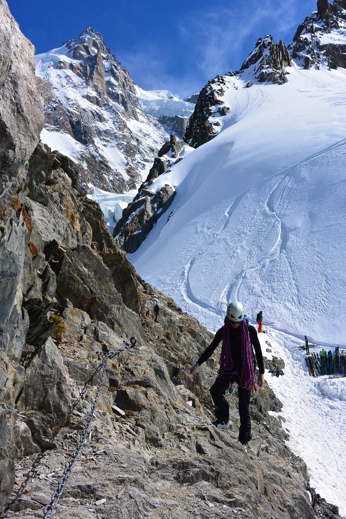 Accès au refuge.