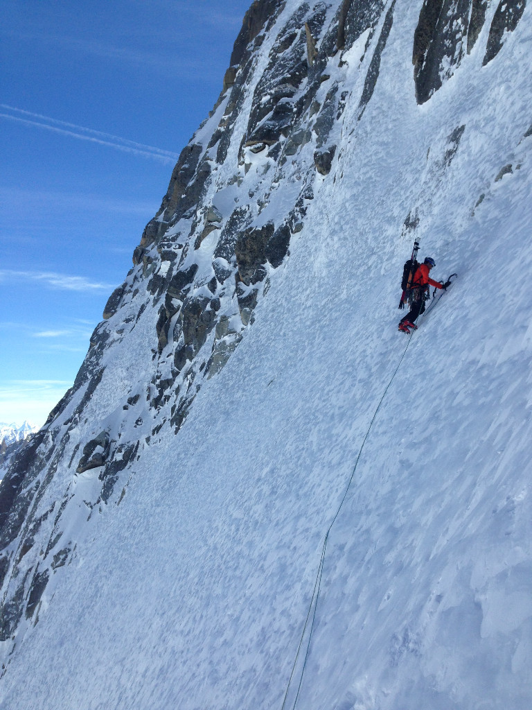 Dans la traversée ou on suit la ligne Messner-Davaille