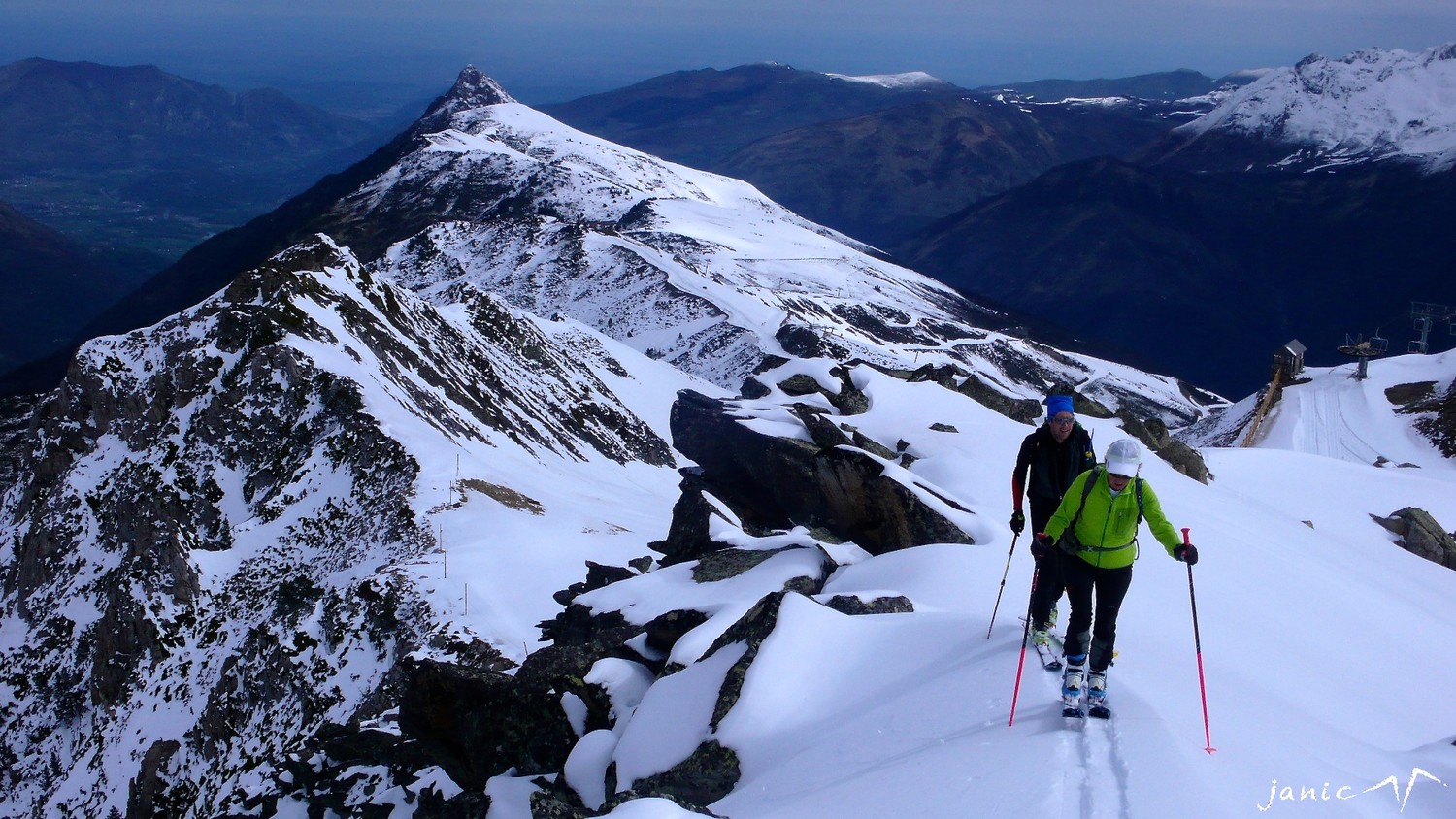 Crête accès au plateau de Peyre Haute