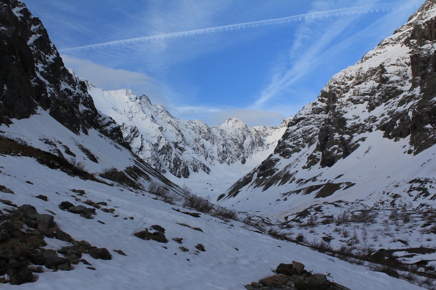 Entrée dans le Vallon du Chardon