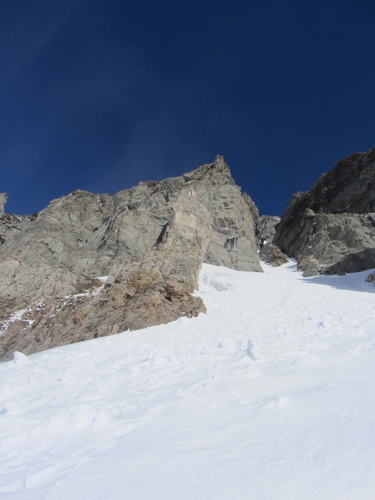 via gli sci, forse potevo salire ancora un po'