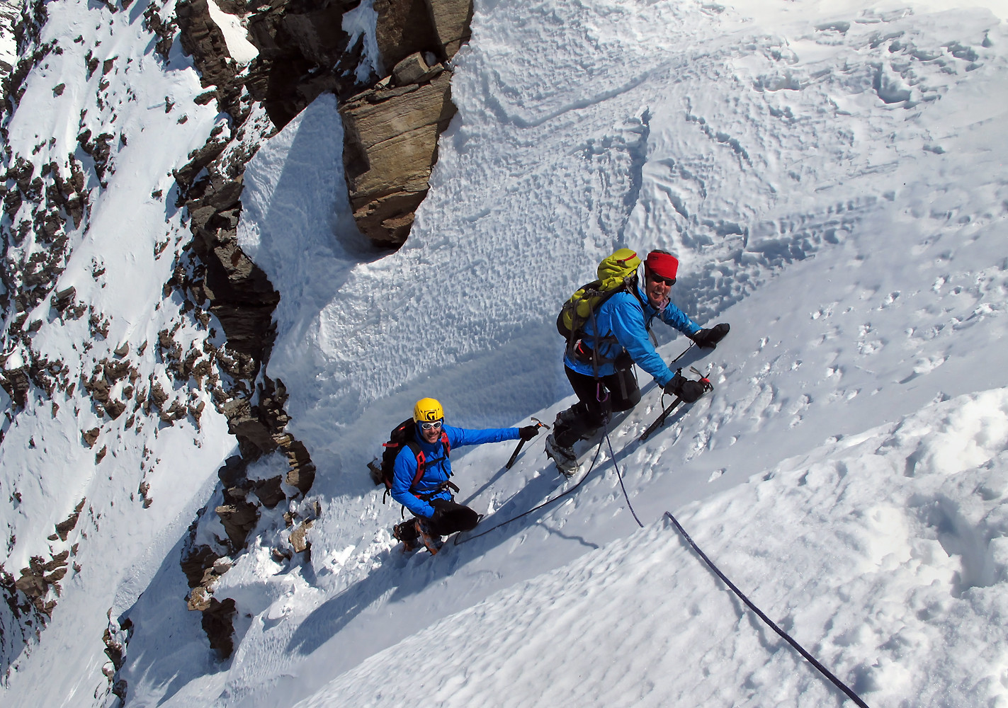 Pizzo d'Emet; ritorno dal "cattivo passo"...