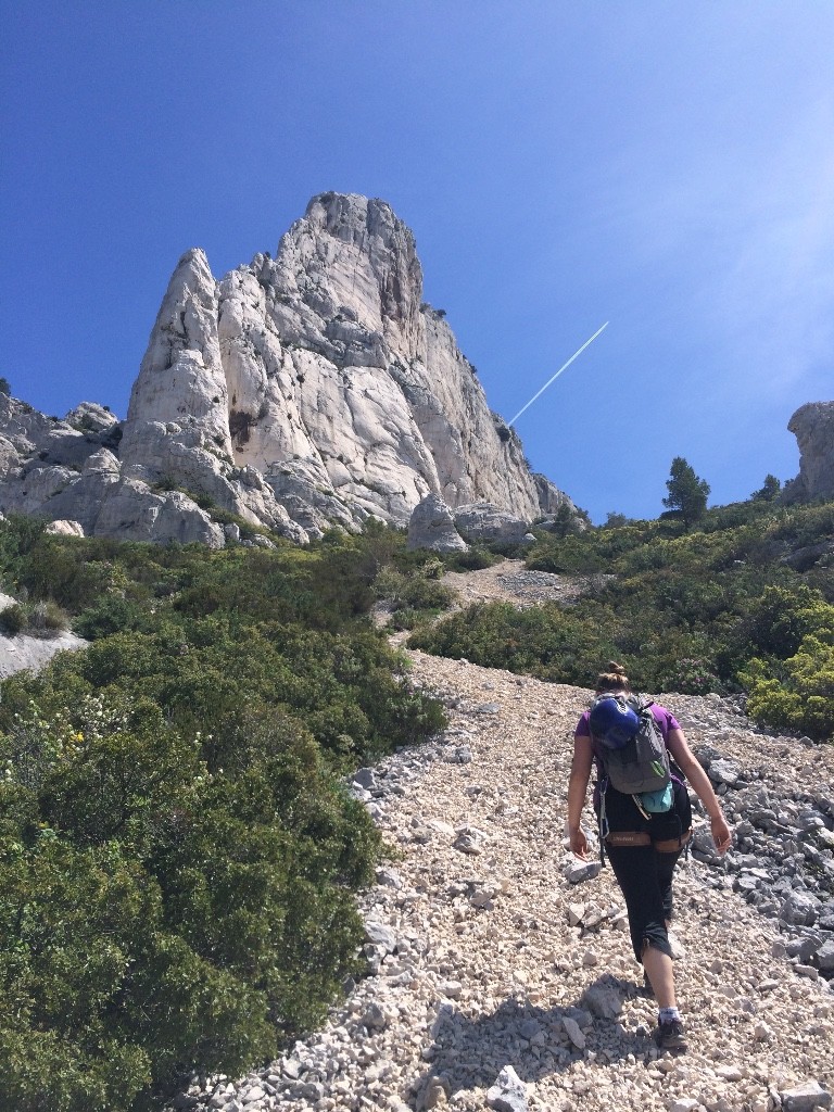 approche, pierriers après le couloir N