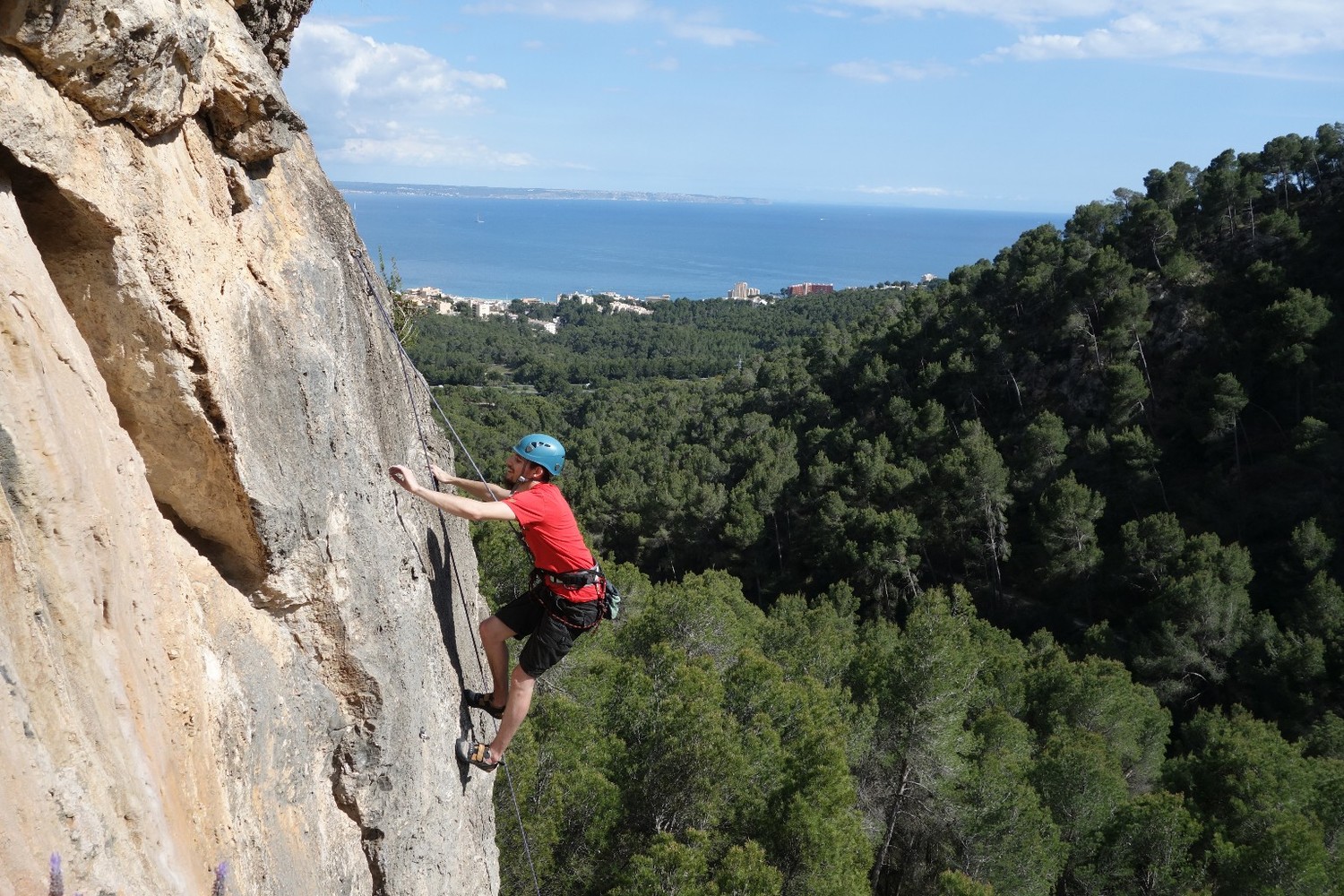 Dans le secteur principal (5 à 6b)