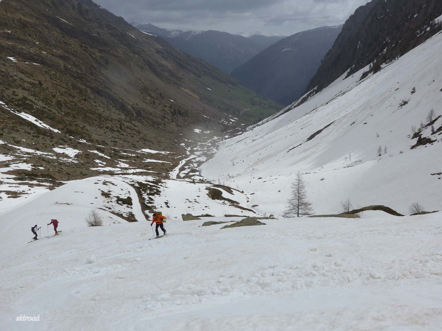 La premier ressaut avant de rejoindre le Vallon de Seccia.