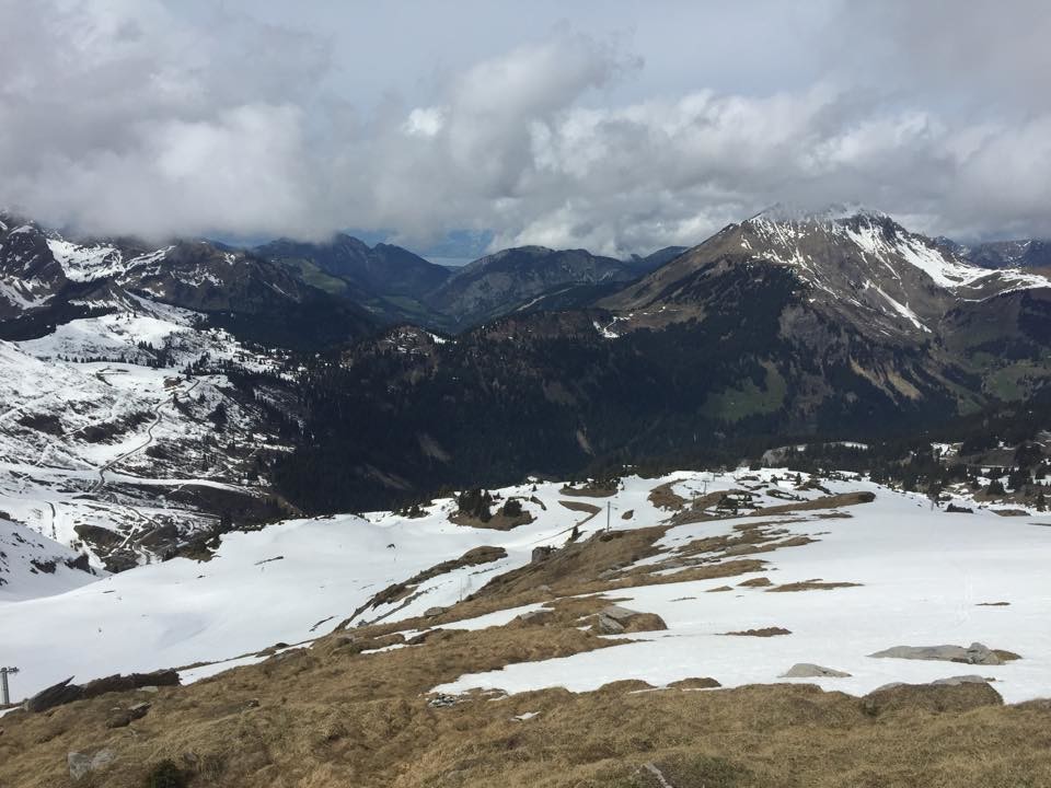 Depuis le sommet, Mont de Grange à droite