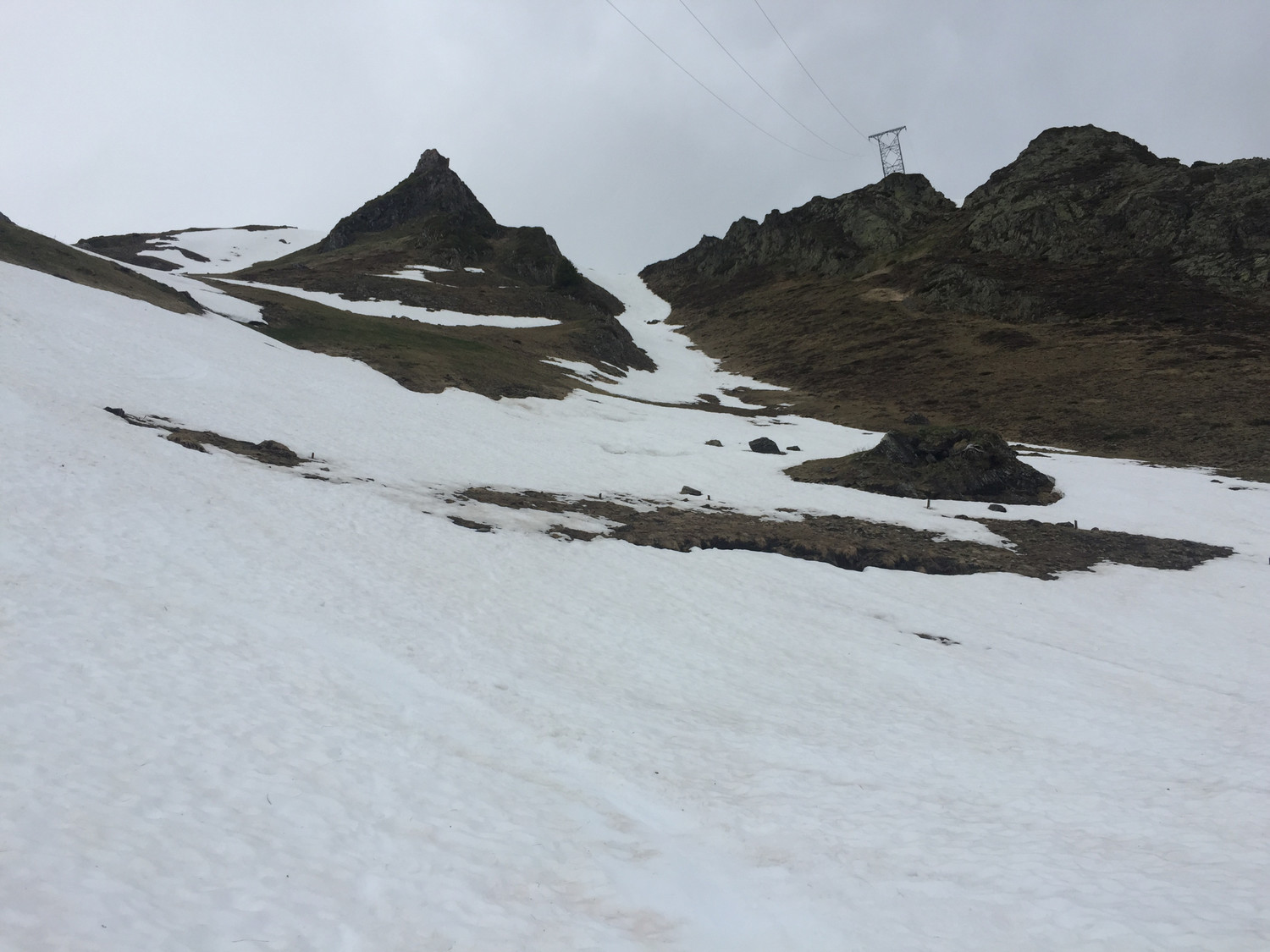 Le petit couloir de descente