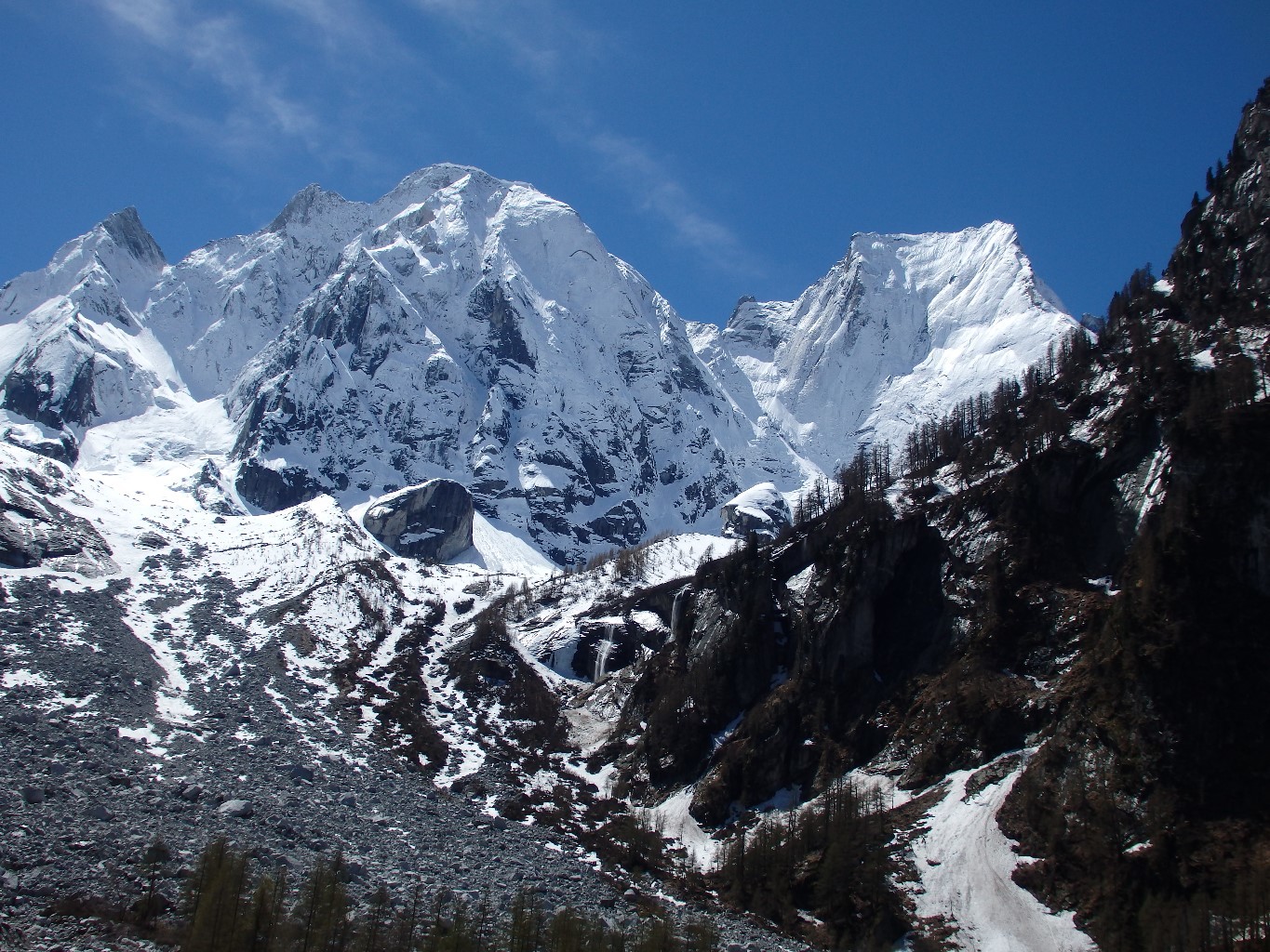 Situazione neve nella parte bassa